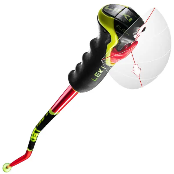 LEKI WORLDCUP LITE GS 3D RED/BLACK/NEON YELLOW 23 - Afbeelding 5