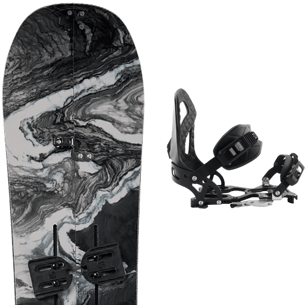 BURTON FLIGHT ATTENDANT SPLITBOARD + PLUM ETERLOU BLACK