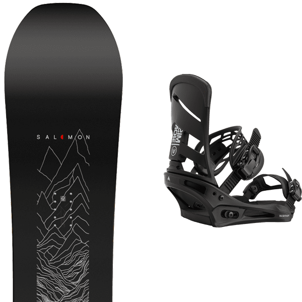 SALOMON SIGHT + BURTON MISSION BLACK