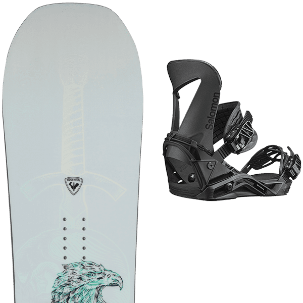 ROSSIGNOL JUGGERNAUT WIDE + SALOMON HOLOGRAM BLACK