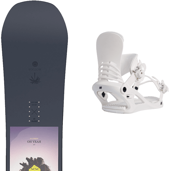 SALOMON OH YEAH W + K2 CASSETTE WHITE