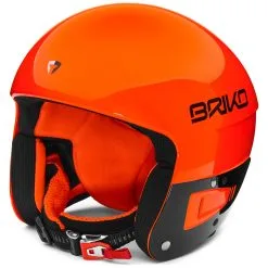 BRIKO IT VULCANO FIS 6.8 JR - Helmets - Helmet - Kid Unisex - A018 ORANGE-BLACK