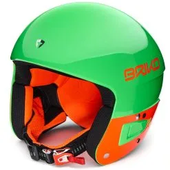 BRIKO IT VULCANO FIS 6.8 JR - Helmets - Helmet - Kid Unisex - GREEN-FLUO ORANGE