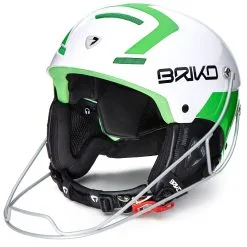 BRIKO IT Slalom - Helmets - Helmet - Unisex - WHITE-GREEN