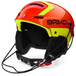 BRIKO IT Slalom - Helmets - Helmet - Unisex - SHINY YELLOW ORANGE