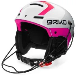 BRIKO IT Slalom - Helmets - Helmet - Unisex - SHINY WHITE PINK