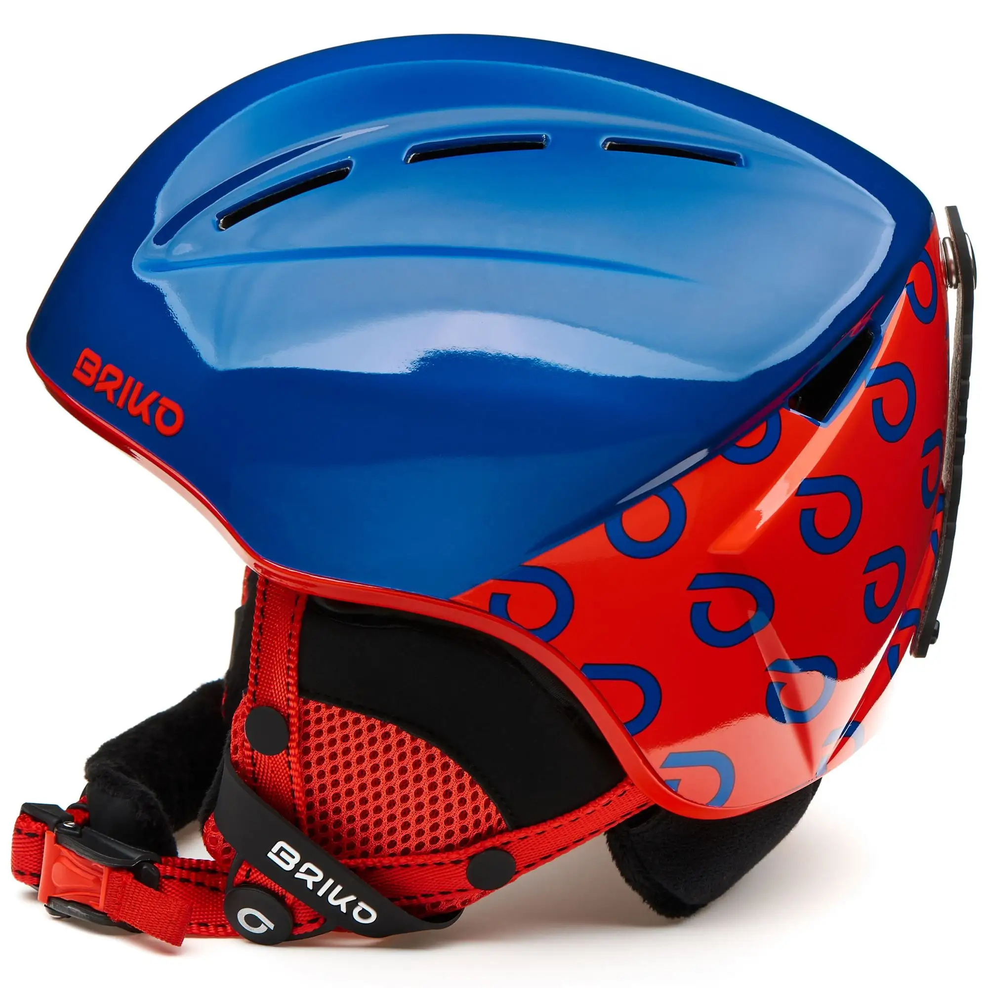 BRIKO IT KODIAKINO - Helmets - Helmet - Kid Unisex - SHINY BLUE RED - Afbeelding 2