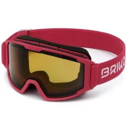 BRIKO IT SAETTA - Goggles - Ski Goggles - Kid Unisex - PINK MAROON FLUSH-BR2