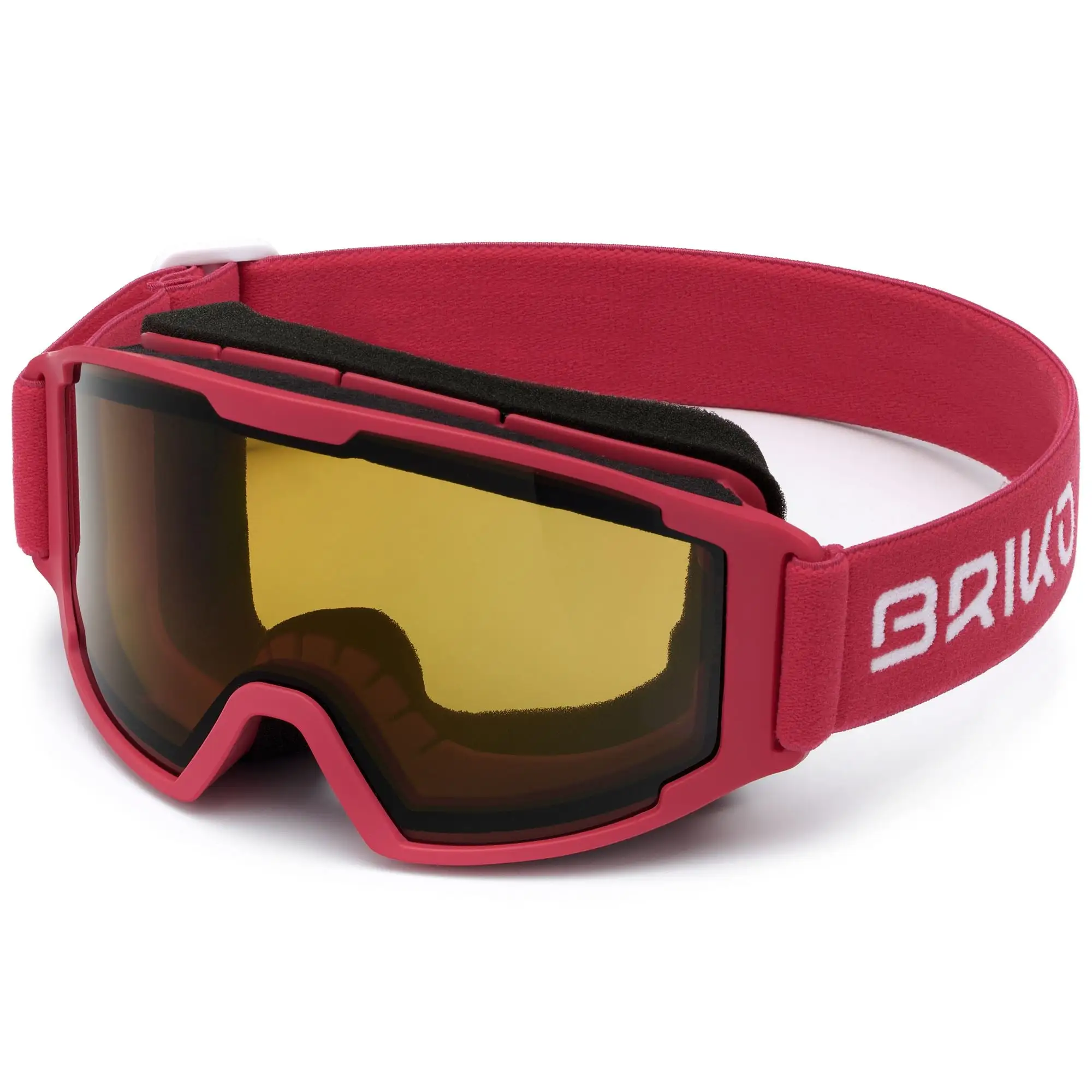 BRIKO IT SAETTA - Goggles - Ski Goggles - Kid Unisex - PINK MAROON FLUSH-BR2