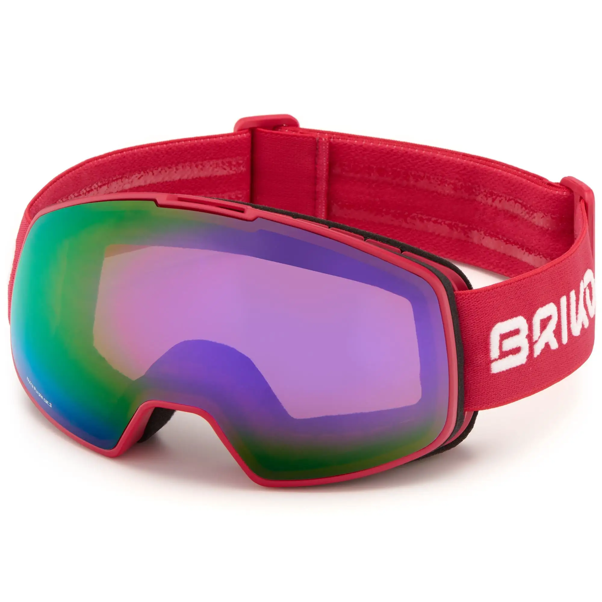 BRIKO IT NYIRA - Goggles - Ski Goggles - Unisex - RED RUBINE-PUM3