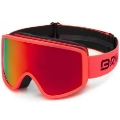 BRIKO IT HOMER - Goggles - Ski Goggles - Unisex - ORANGE FLUO-RM2