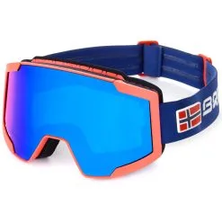 BRIKO IT Lava 7.6 Nor - Goggles - Ski Goggles - Unisex - Red Blue-BM3