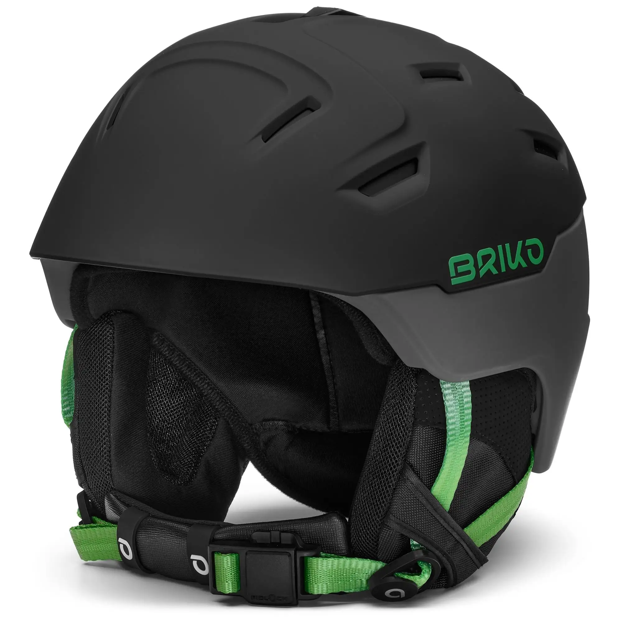 BRIKO IT STORM 2.0 - Helmets - Helmet - Unisex - DARK GREY SHARK-GREY ABBEY-GREEN EUCALYPTUS