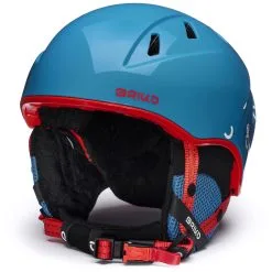 BRIKO IT KODIAKINO 2.0 - Helmets - Helmet - Kid Unisex - SHINY ALLPORTS BLUE-MONZA RED-SNOWMAN
