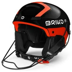 BRIKO IT SLALOM - Helmets - Helmet - Unisex - SH BLACK ORANGE FLUO