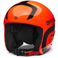 BRIKO IT VULCANO FIS 6.8 JR - Helmets - Helmet - Kid Unisex - SHINY ORANGE-BLACK