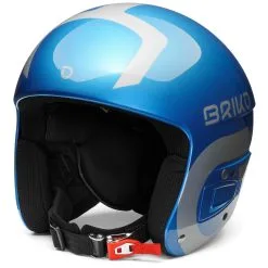 BRIKO IT VULCANO FIS 6.8 JR - Helmets - Helmet - Kid Unisex - IMPACT BLUE-SILVER