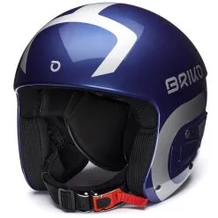 BRIKO IT VULCANO FIS 6.8 JR - Helmets - Helmet - Kid Unisex - SHINY METALLIC BLUE-SILVER