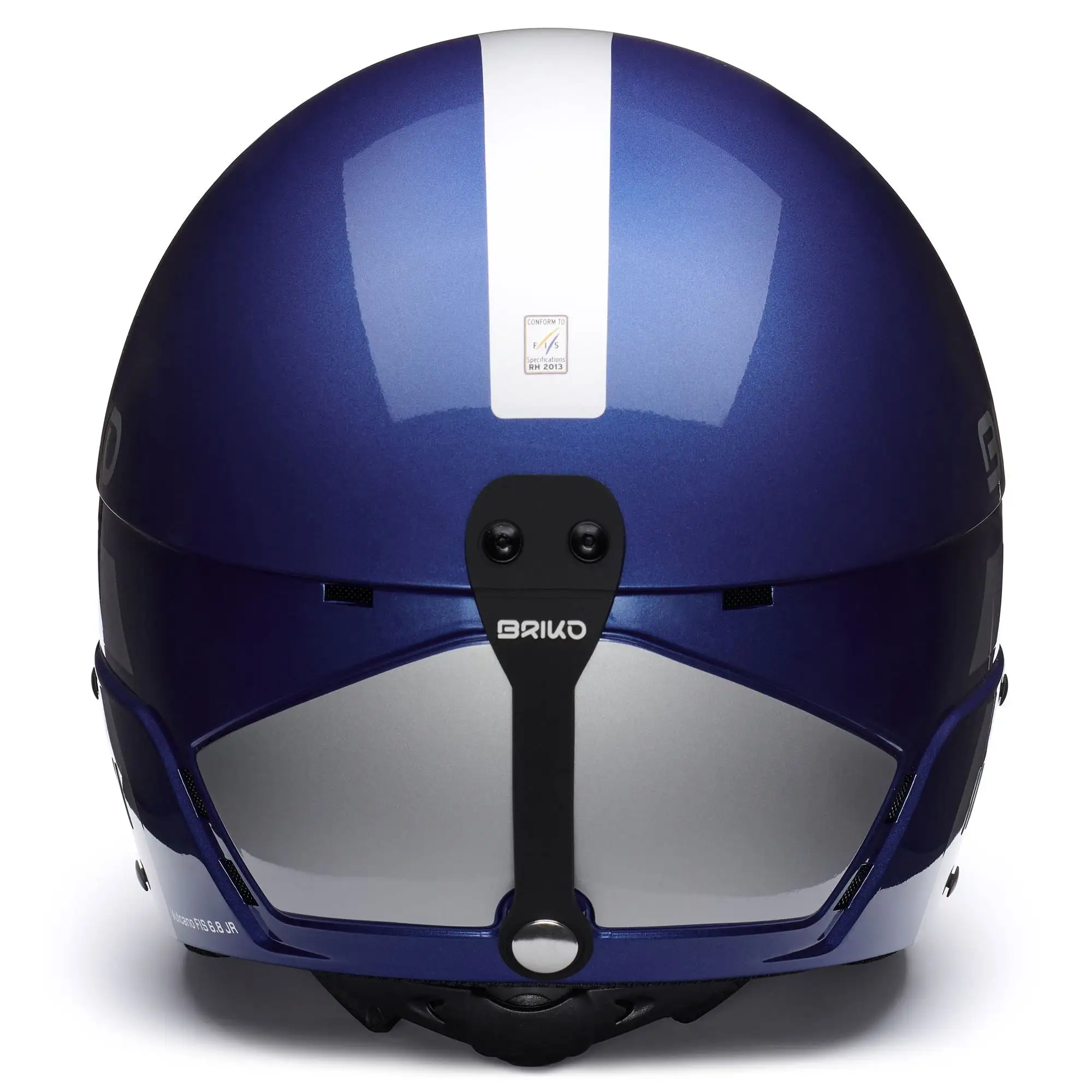 BRIKO IT VULCANO FIS 6.8 JR - Helmets - Helmet - Kid Unisex - SHINY METALLIC BLUE-SILVER - Afbeelding 4