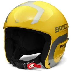 BRIKO IT VULCANO FIS 6.8 - Helmets - Helmet - Unisex - SHINY YELLOW-SILVER