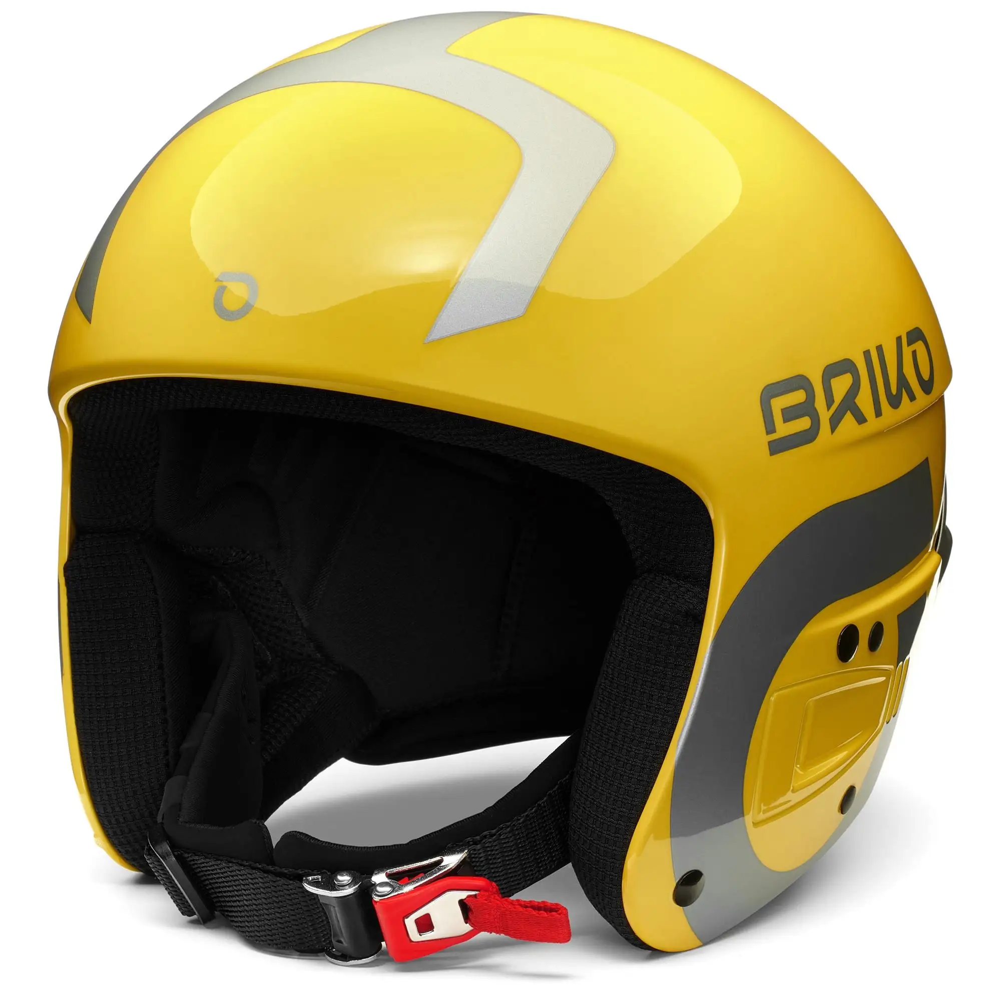 BRIKO IT VULCANO FIS 6.8 - Helmets - Helmet - Unisex - SHINY YELLOW-SILVER