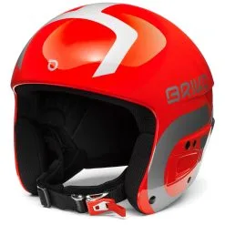 BRIKO IT VULCANO FIS 6.8 - Helmets - Helmet - Unisex - SHINY RED SILVER