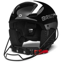 BRIKO IT SLALOM EPP - Helmets - Helmet - Unisex - SHINY BLACK-SILVER