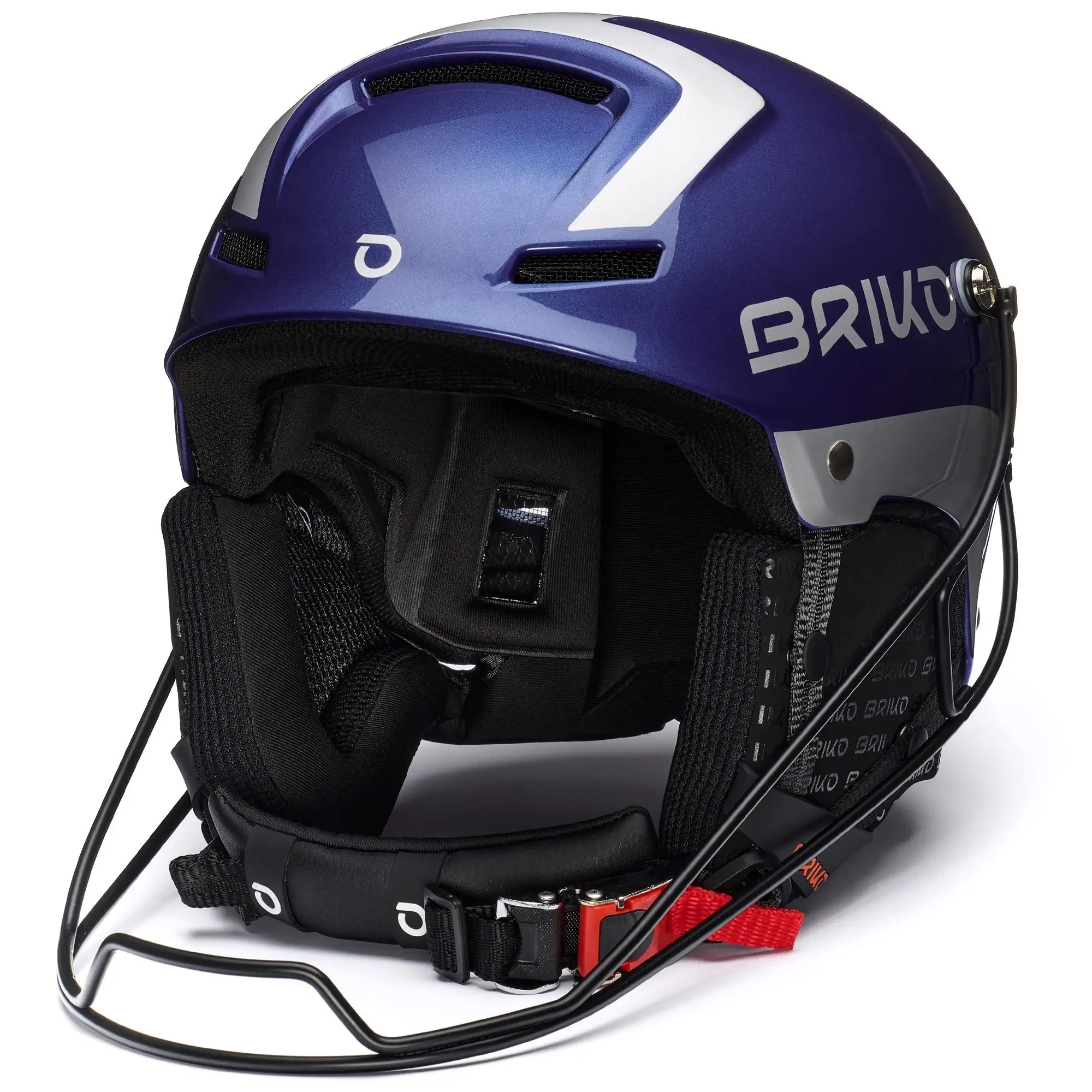 BRIKO IT SLALOM EPP - Helmets - Helmet - Unisex - SHINY METALLIC BLUE-SILVER