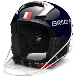 BRIKO IT SLALOM EPP - FRANCE - Helmets - Helmet - Unisex - SHINY TANGAROA BLUE-WHITE
