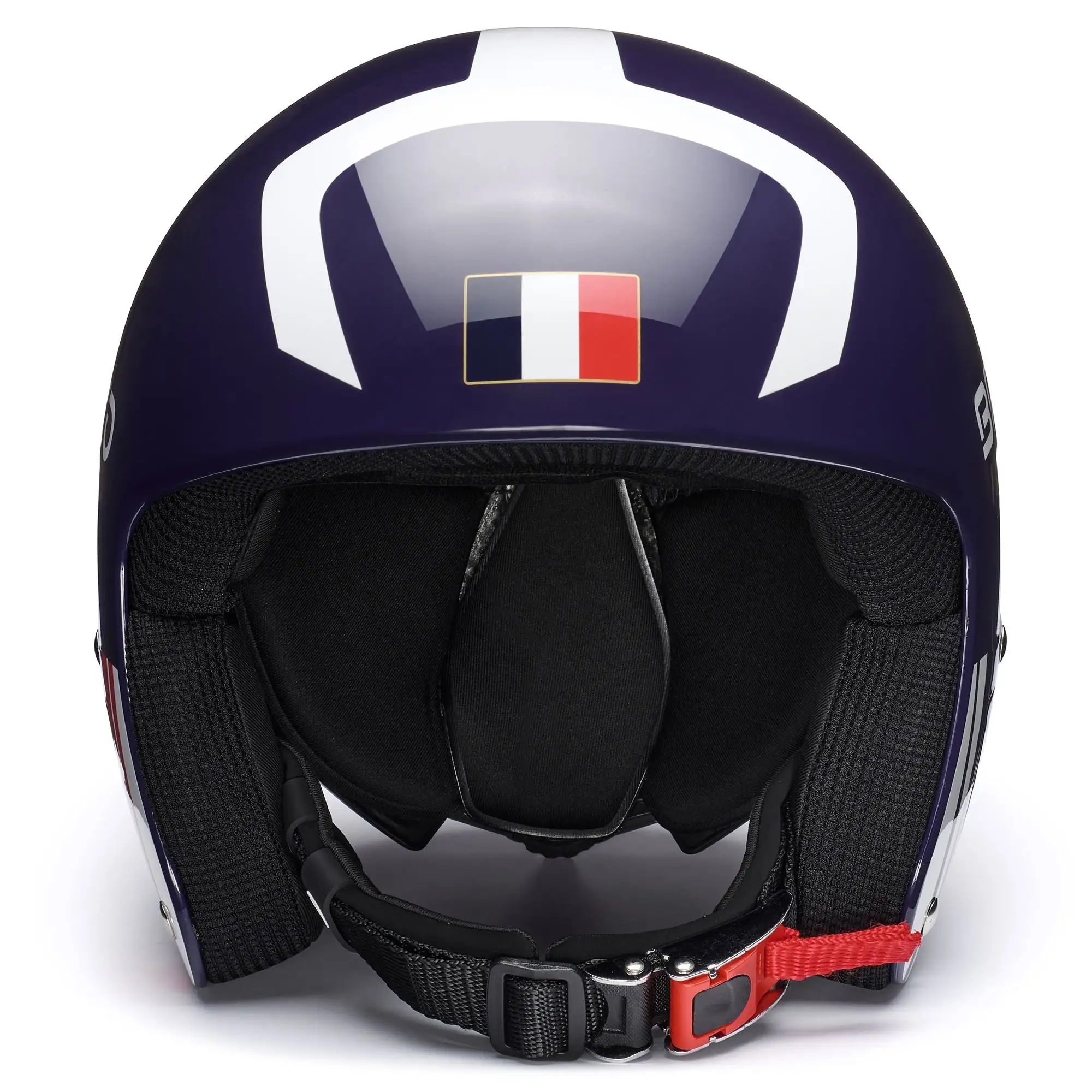 BRIKO IT VULCANO FIS 6.8 - FRANCE JR - Helmets - Helmet - Unisex - SHINY TANGAROA BLUE-WHITE - Afbeelding 3