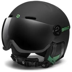 BRIKO IT TEIDE VISOR - Helmets - Helmet - Unisex - GREY SHARK-GREEN EUCALYPTUS