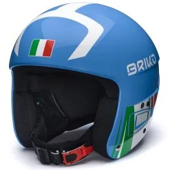 BRIKO IT VULCANO FIS 6.8 JR - ITALIA - Helmets - Helmet - Unisex - SHINY SCIENCE BLUE-WHITE