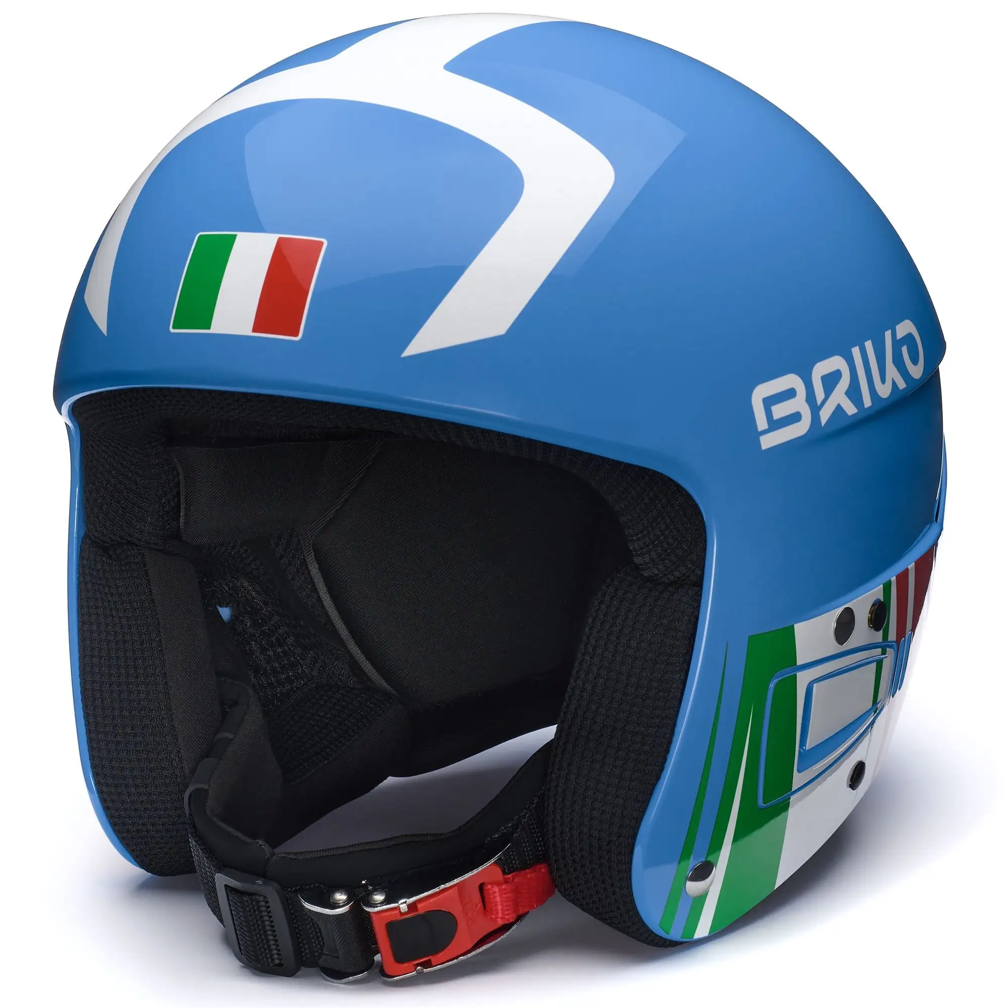 BRIKO IT VULCANO FIS 6.8 JR - ITALIA - Helmets - Helmet - Unisex - SHINY SCIENCE BLUE-WHITE
